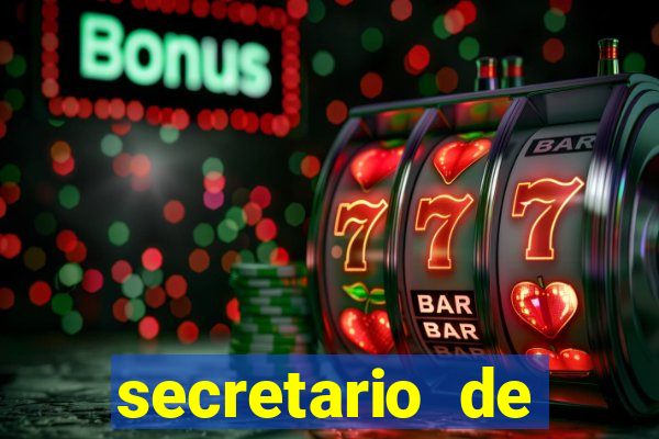 secretario de esporte salario